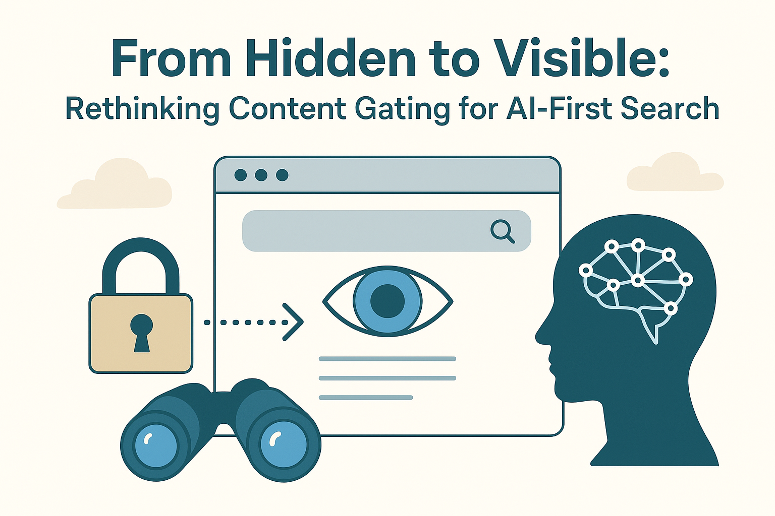 From Hidden to Visible: Rethinking Content Gating for AI-First Search